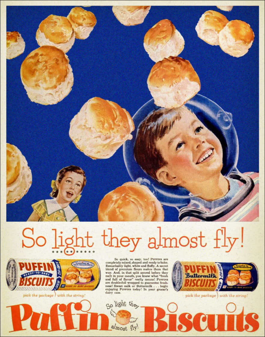 Puffin Biscuits - 1956