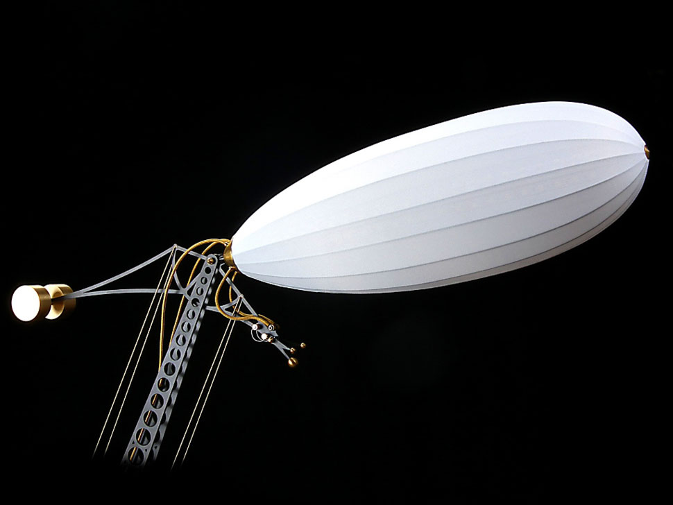 Awesome lamp resembles Zeppelin airship / Boing Boing