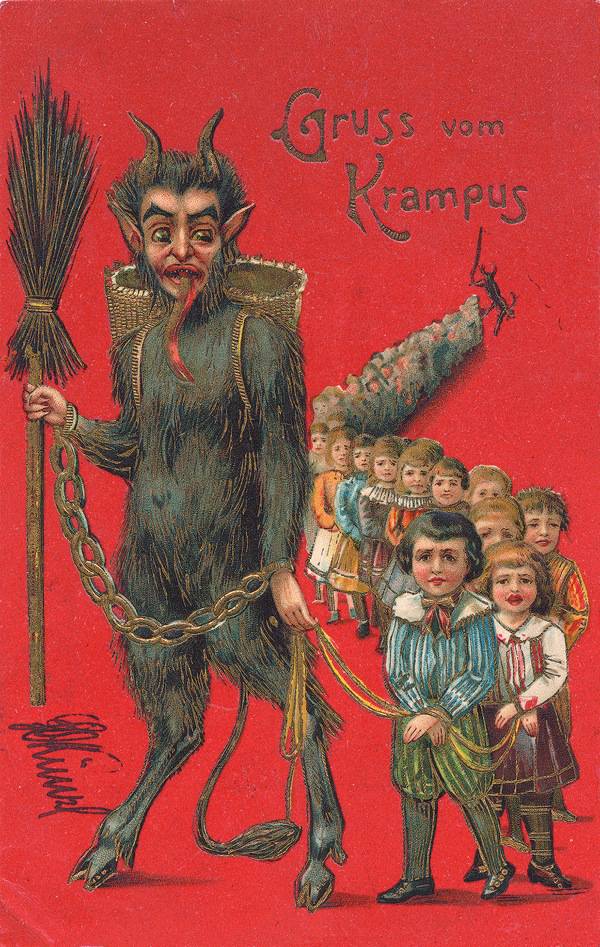 Really.  Krampus.  Look him up!