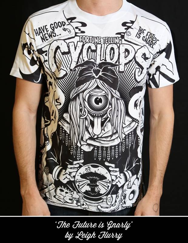 Insane tees Kickstarted, fullshirt printing with indie artist