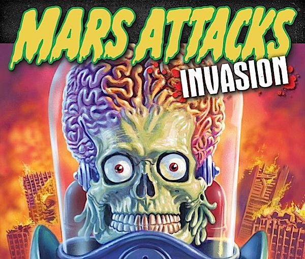 Mars Attacks Invasion exclusive sneak peek at new card series Boing Boing