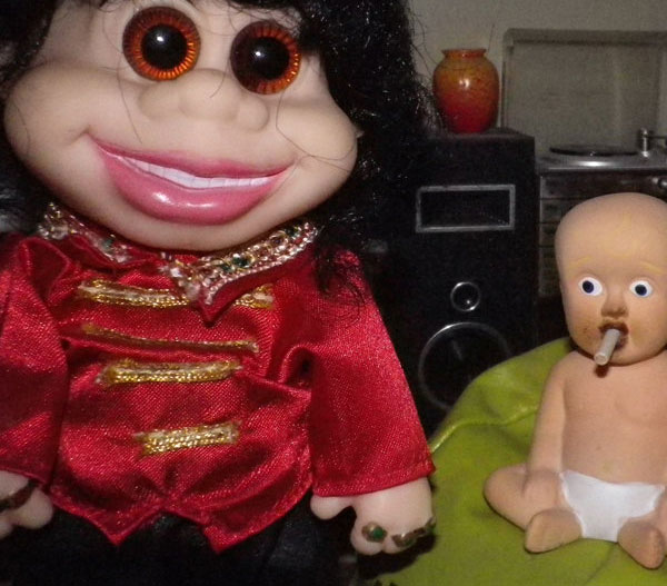 michael jackson creepy doll