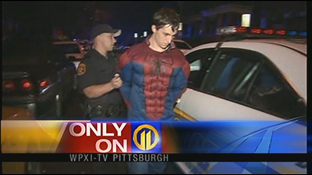 Spiderman tased, arrested after robbery / Boing Boing
