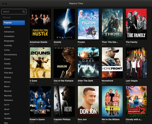 Popcorn Movie App For Mac