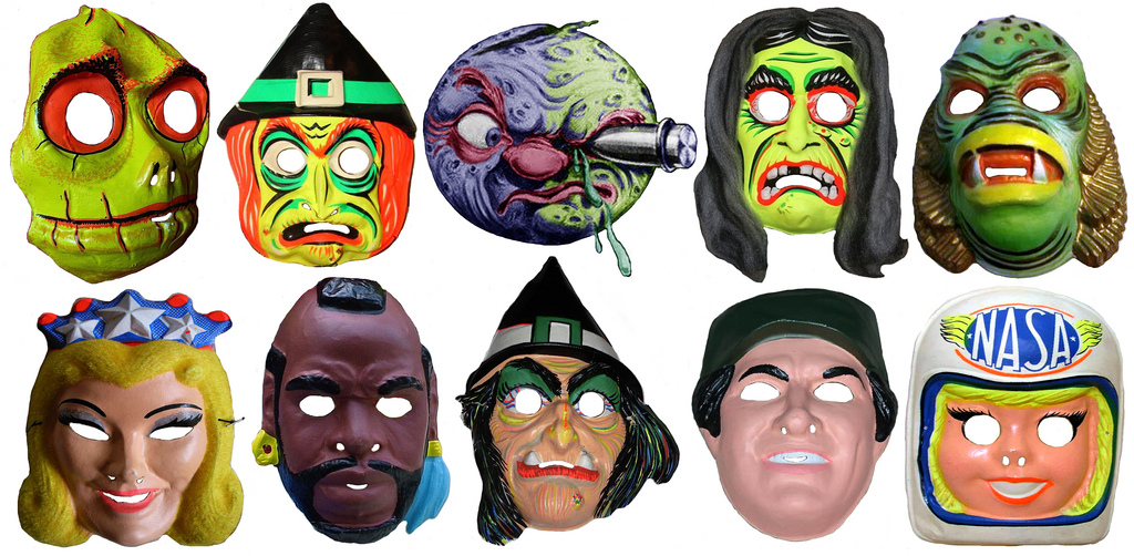 Photos A motherlode of vintage Halloween masks Boing Boing