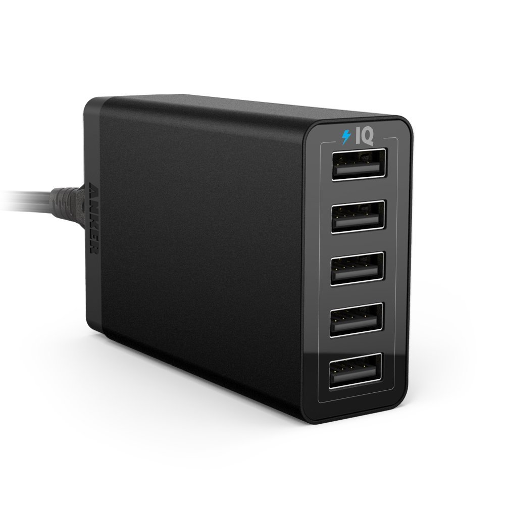anker 40w 5 port charger