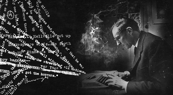 BH-526 - WILLIAM BURROUGHS - EVENT FLYER - WEB SLIDE
