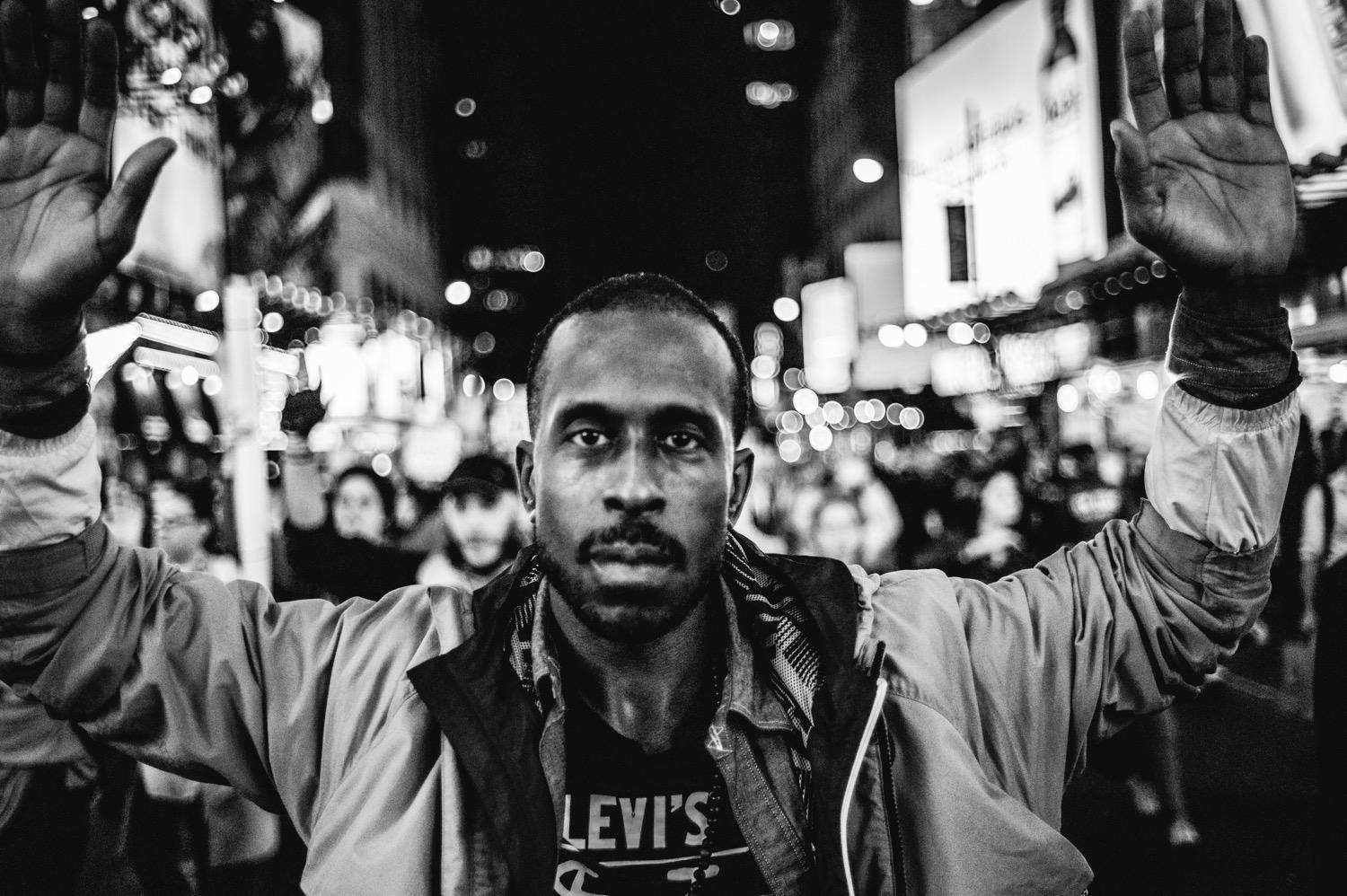 Photo gallery of Ferguson demonstrators in NYC