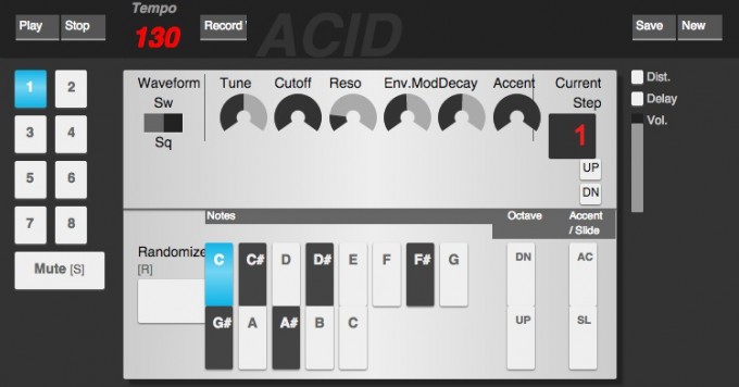 Acid music creator