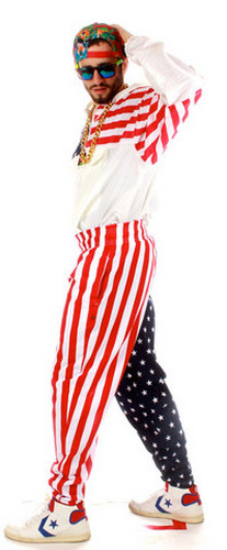 Flag hammer pants