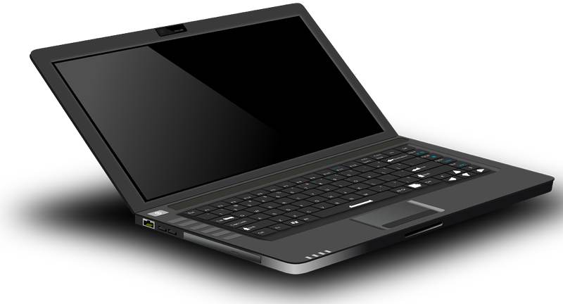 Laptop computers, such as the one seen here, can be used to view pornography (Stock Image)