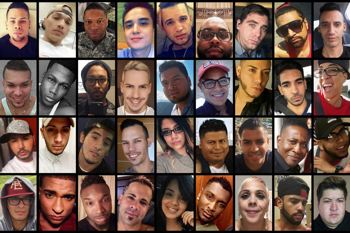 Victims of the mass shooting early Sunday, June 12, 2016, at the Pulse nightclub in Orlando, FL.