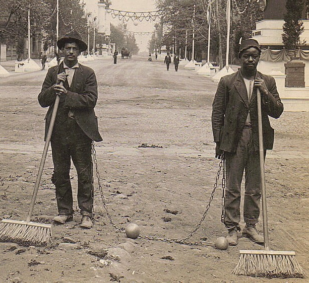 Chain_Gang_Street_Sweepers,_1909