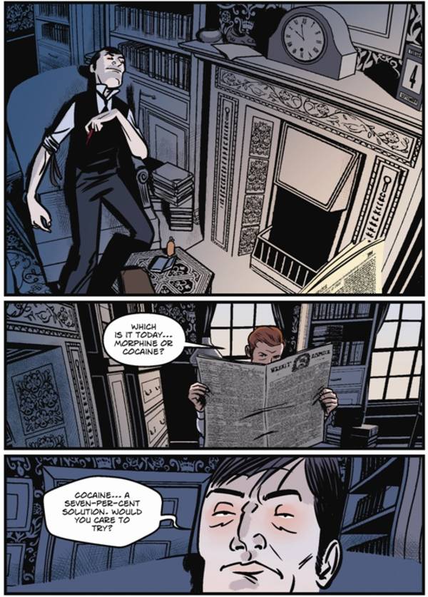 Sherlock Holmes As A Series Of Exciting Graphic Novels / Boing Boing