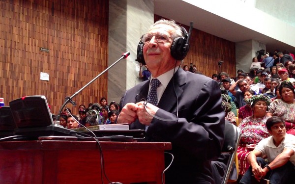 guatemala: "i am innocent," ríos montt tells