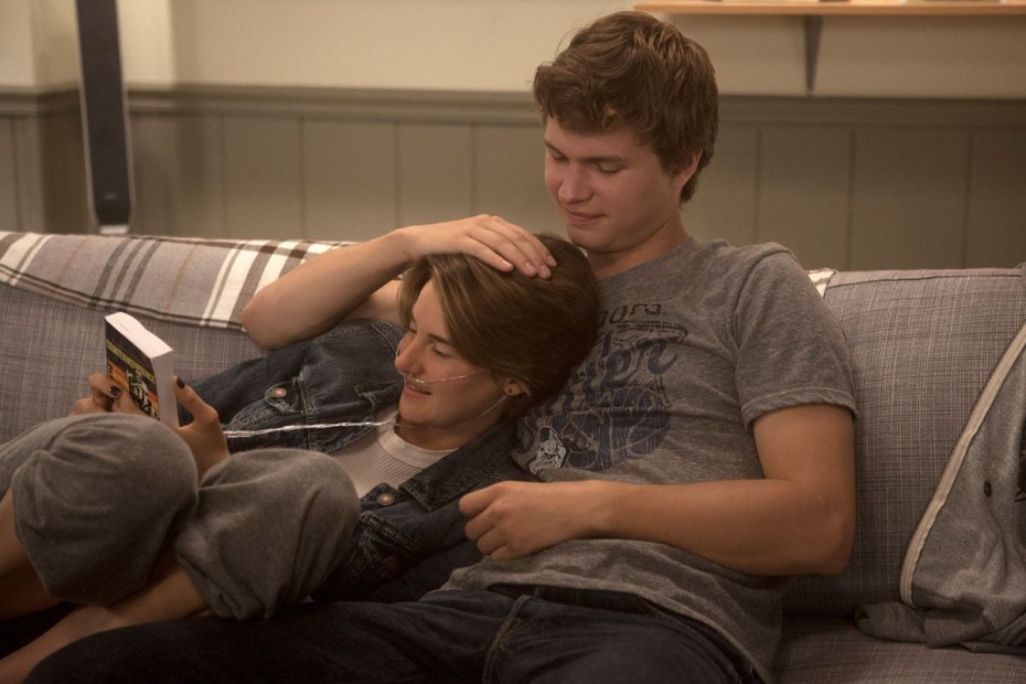 From "The Fault in our Stars." Hazel (Shailene Woodley) and Gus (Ansel Elgort) are two extraordinary teenagers who share an acerbic wit, a disdain for the conventional, and love.