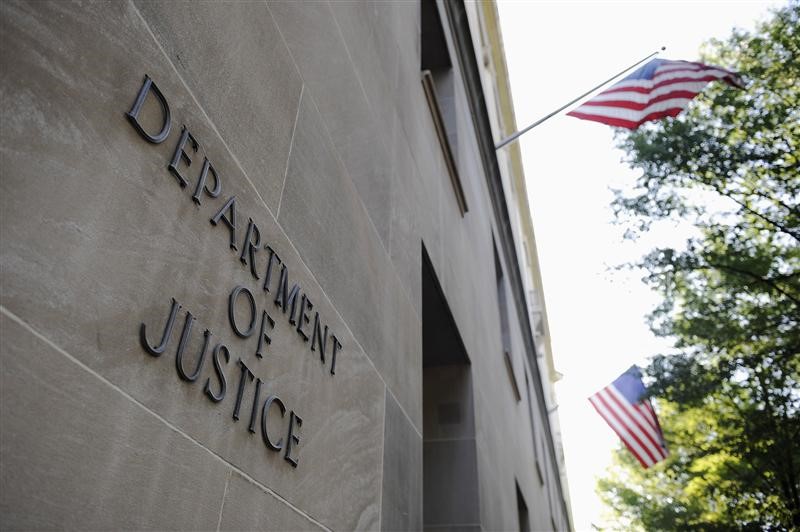 Exterior of U.S. Department of Justice building in DC. Photo: Reuters.