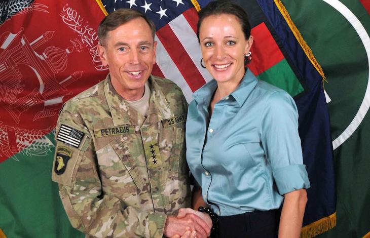 Former General David Petraeus with lover-hagiographer Paula Broadwell