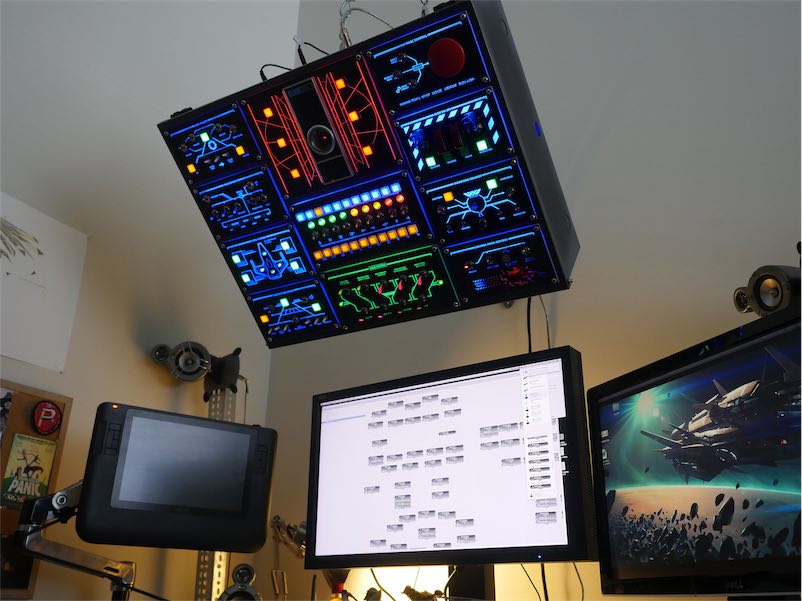 Amazing DIY computer control panel / Boing Boing