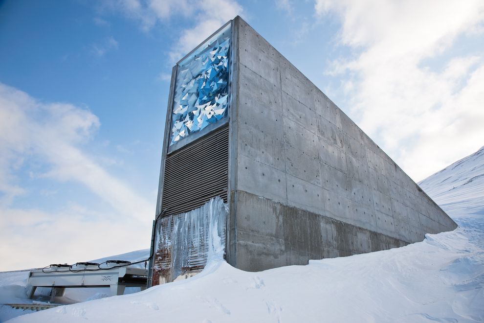 Svalbard seed vault exterior