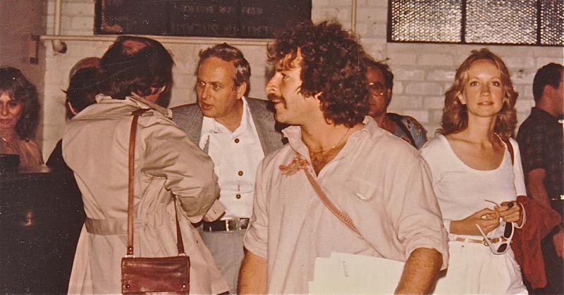 Rick Doblin, center,  Deborah Harlow to his left.