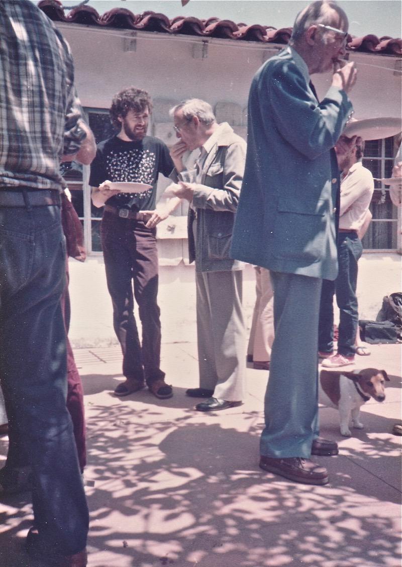Terence McKenna, Jeremy Tarcher (background), Walter Houston Clark (foreground)