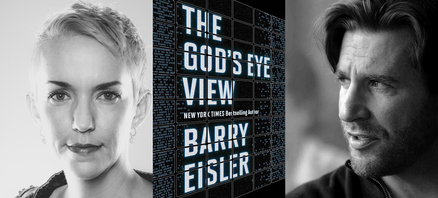 Xeni interviews author Barry Eisler in Los Angeles, Feb. 22, 2016.