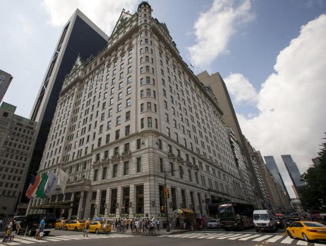The Plaza Hotel, midtown Manhattan. August 19, 2015. [Reuters] 