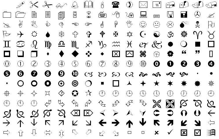 before emoji  there were wingdings    boing boing