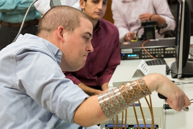 Ian Burkhart can make isolated finger movements and perform six different wrist and hand motions. Ohio State University Wexner Medical Center/ Batelle