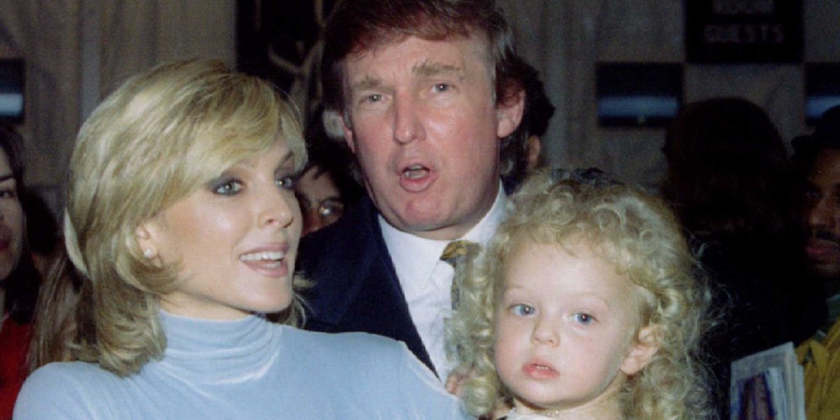 Marla Maples, Donald Trump, and Tiffany Trump as a young girl. Reuters/Jeff Christensen