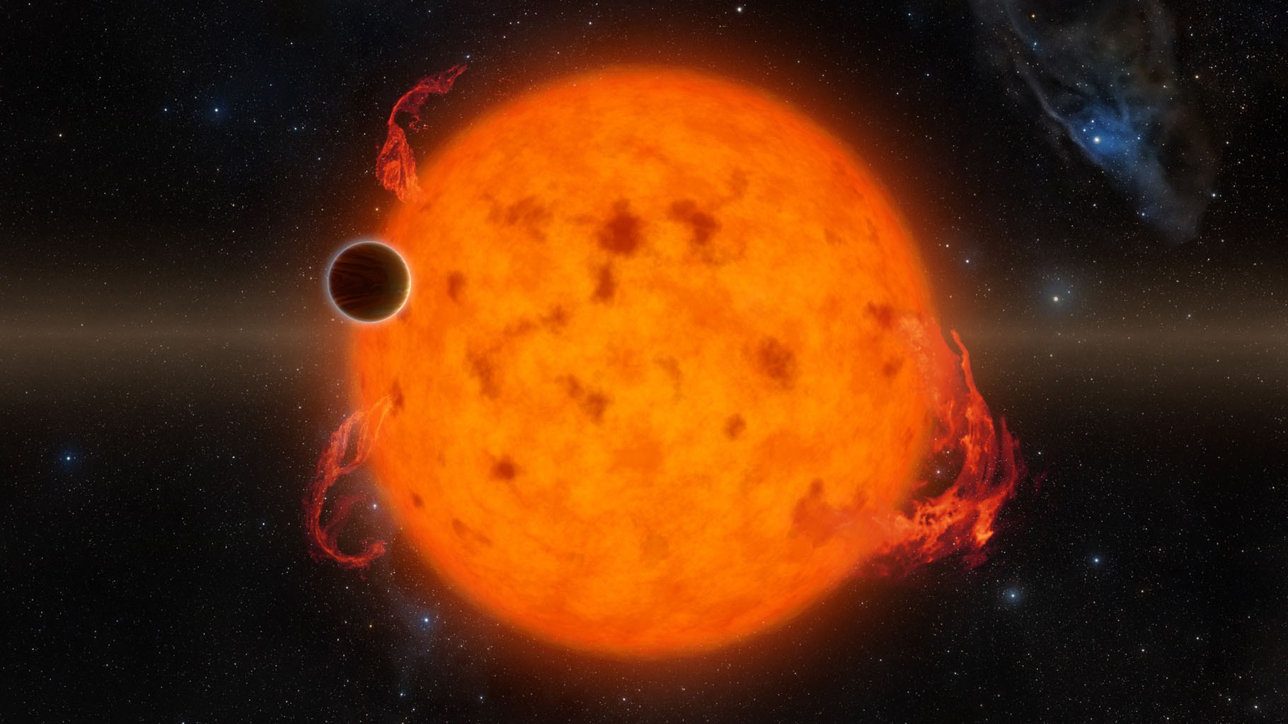 Illustration: K2-33b is one of the youngest exoplanets detected to date. Image: NASA/JPL-Caltech