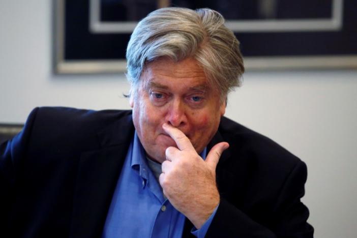 Steve Bannon, head of  Breitbart News, was named to the new position of campaign chief executive officer. REUTERS/Carlo Allegri