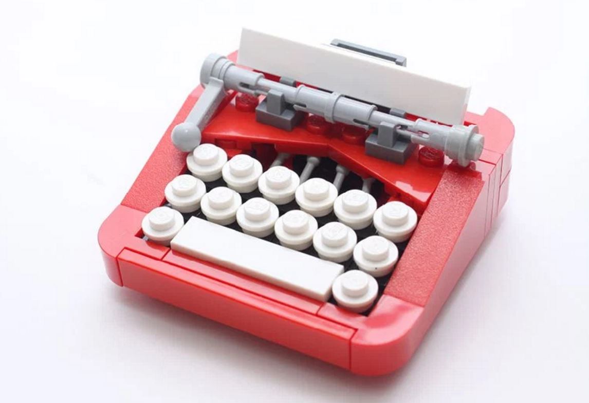 lego typewriter