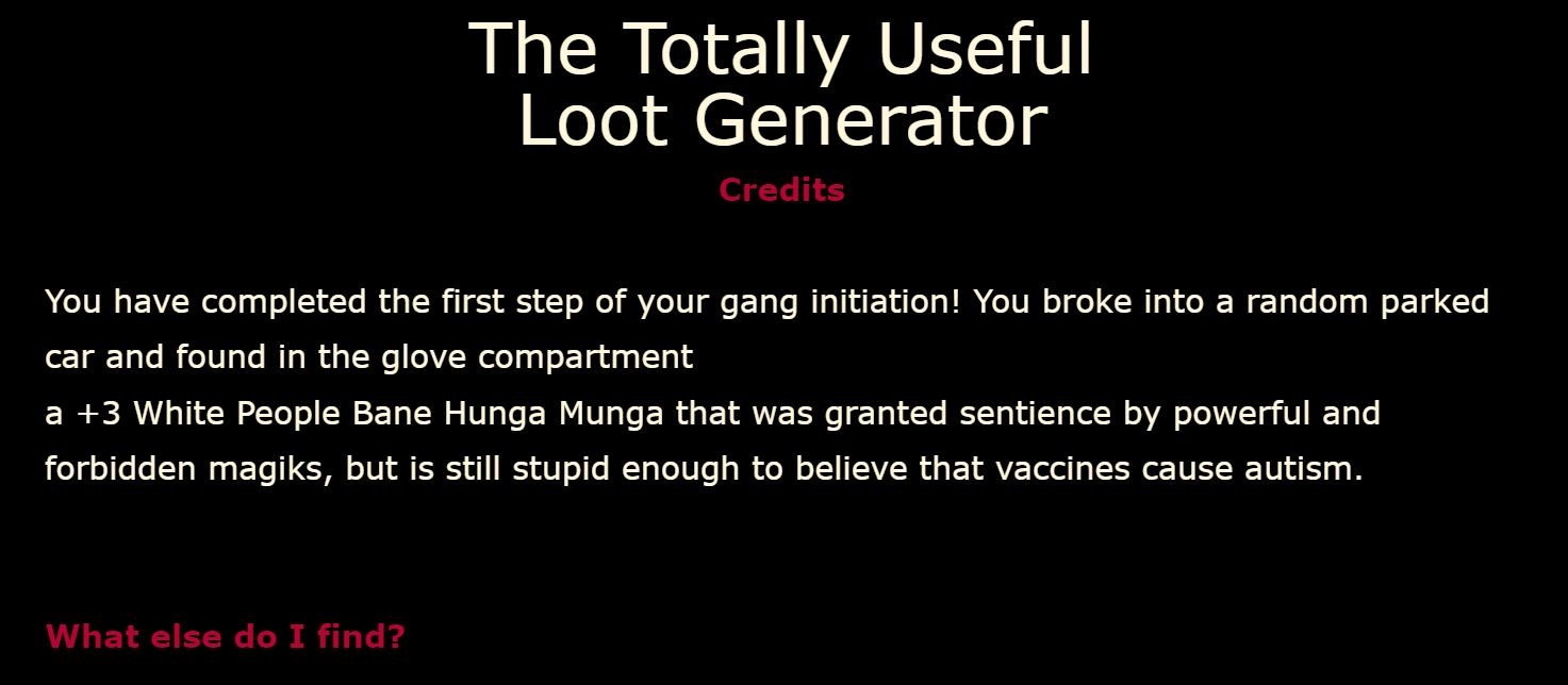 loot generator