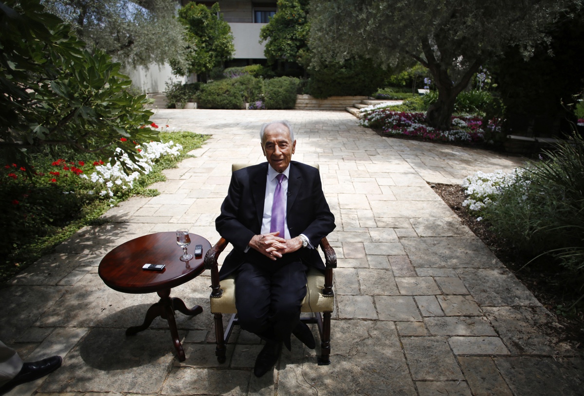 Shimon Peres, 2014 REUTERS