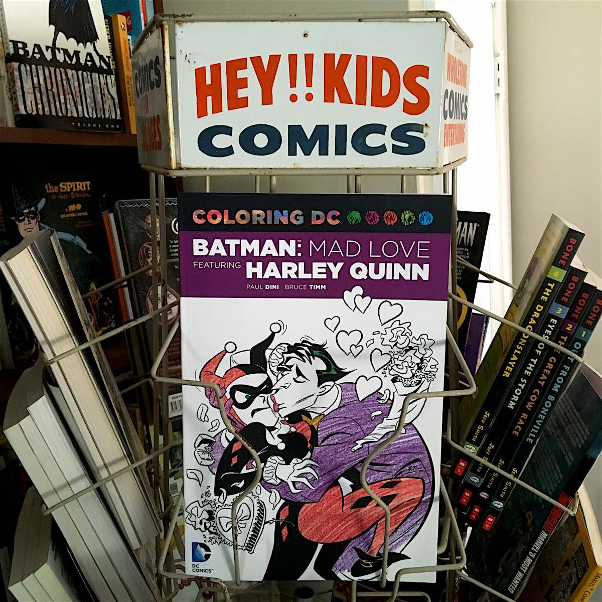 Dc Reprints The Classic Batmanharley Quinn Story Mad Love As A Coloring Book Boing Boing 