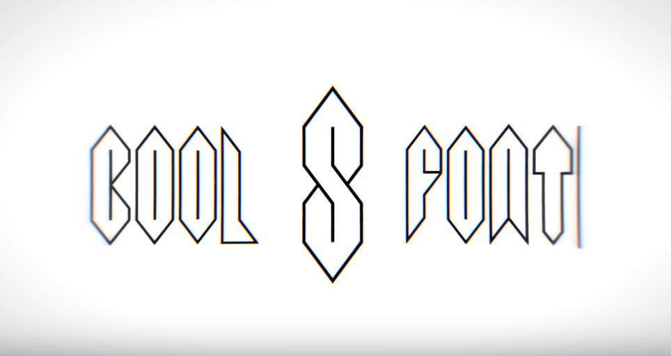 Font based on the cool S that everyone learns to draw when ...