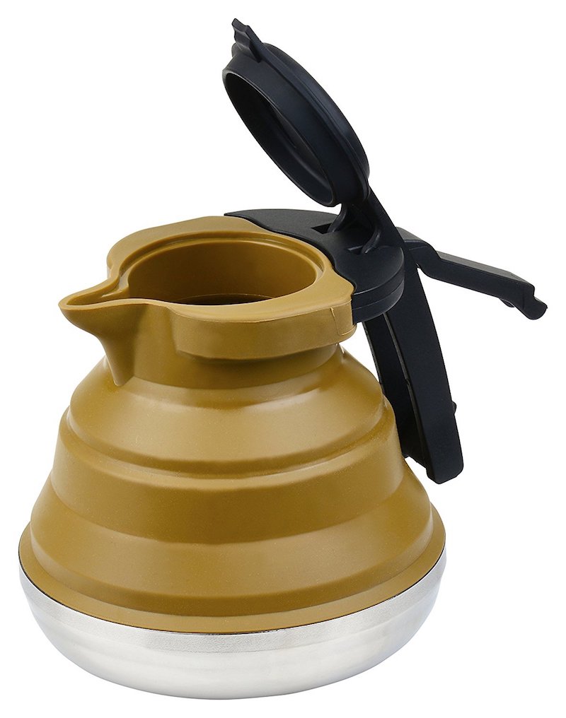 LevelOne Collapsible Silicone Outdoor Camping Kettle