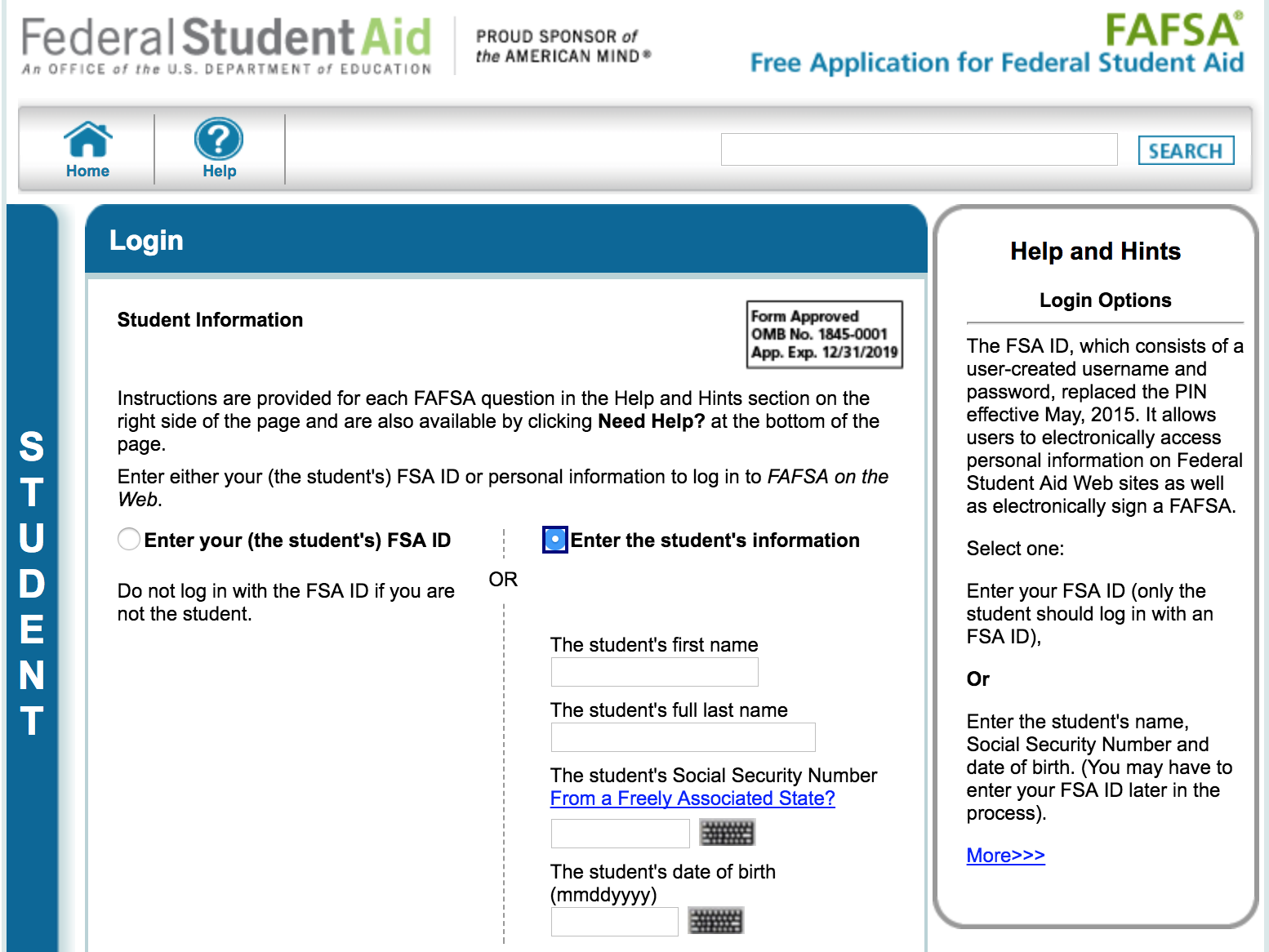 card t student number Student / Boing Boing for Aid Application Free Federal