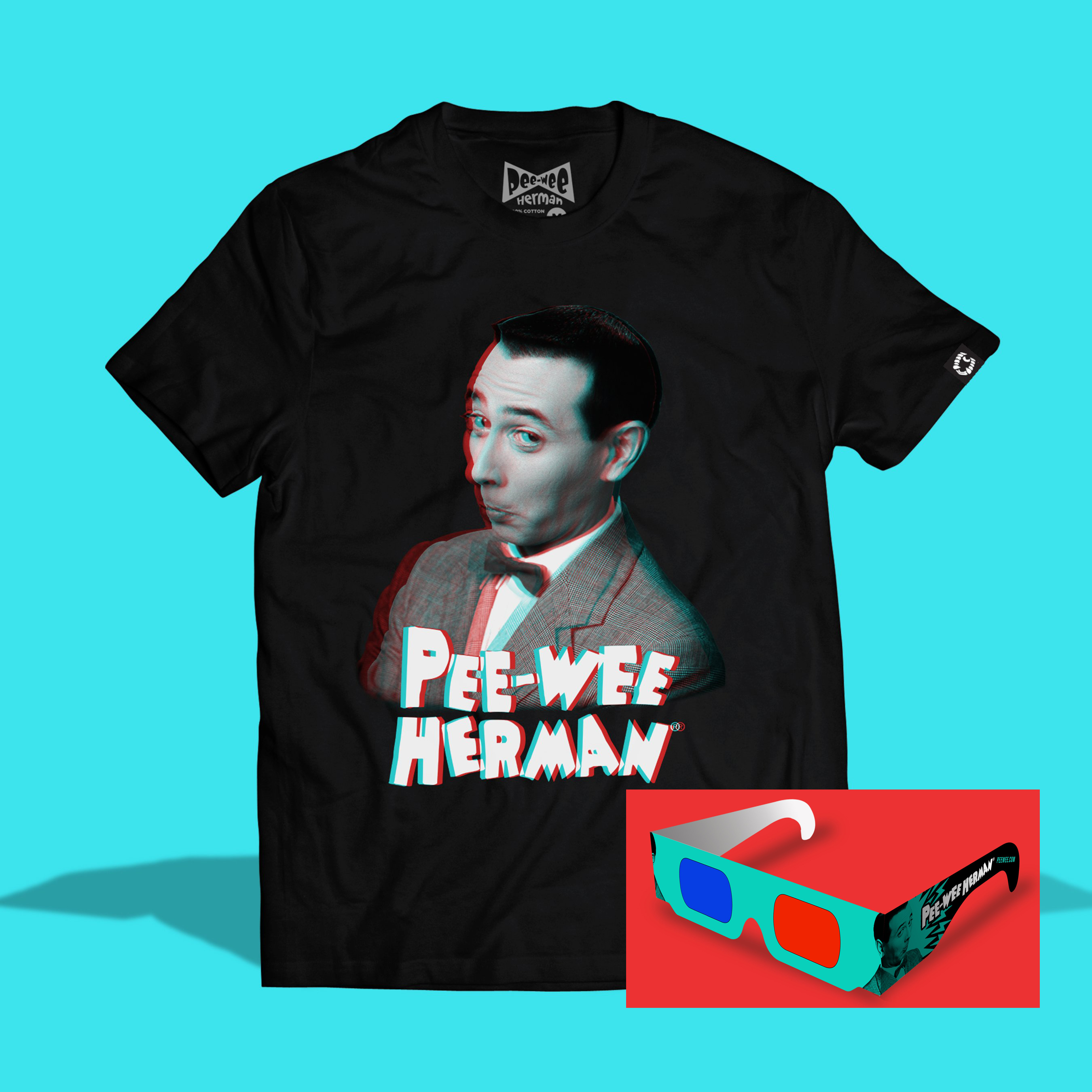 The 3D Pee-wee Herman tee.