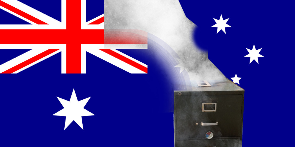 Australian government's worst-ever state-secrets leak: accidentally selling filing cabinets full of classified docs in a surplus store