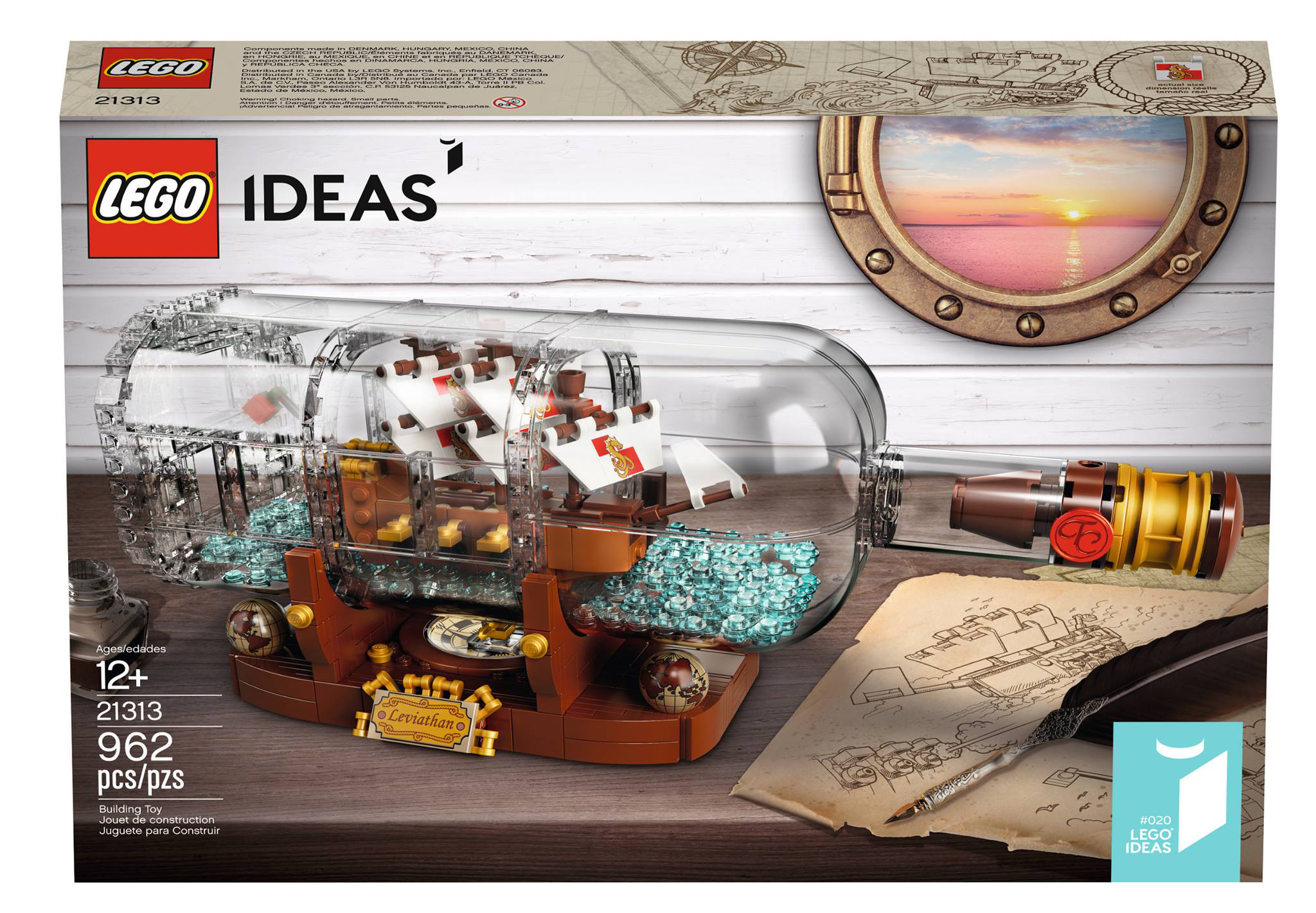 LEGO ship in a bottle – Sound Books