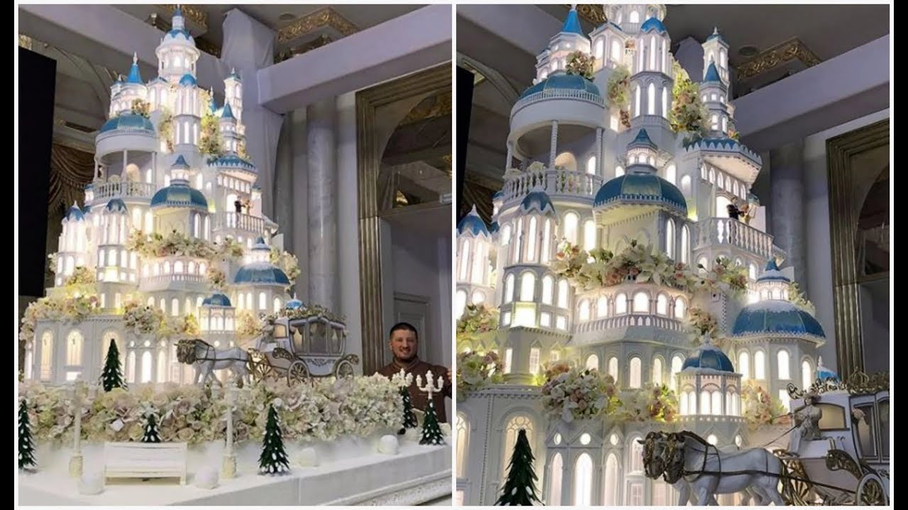 This is what a wedding cake for some Kazakh one percenters ...