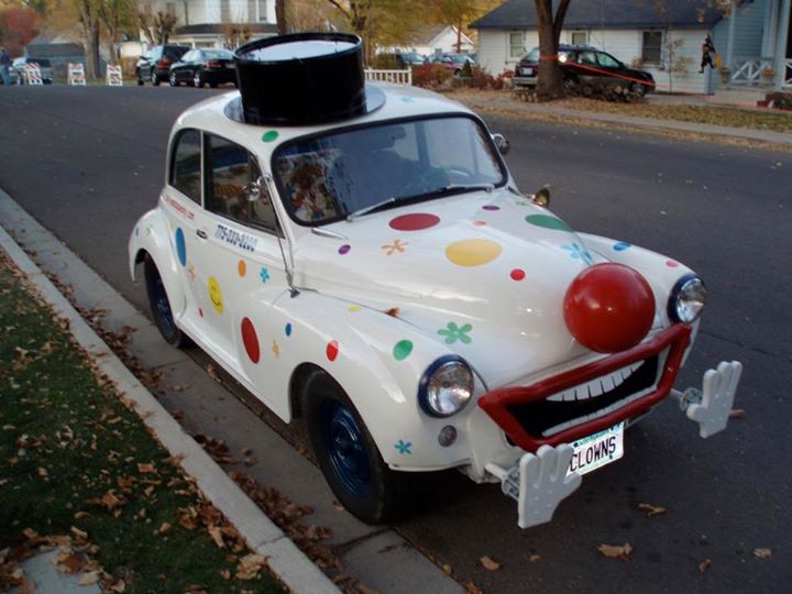 For sale: Clarabelle the red-nosed, polka-dotted clown car / Boing Boing