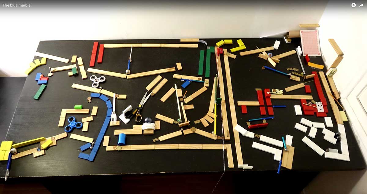 The Best Chain-reaction Rube Goldberg Machine I've Seen Yet / Boing Boing