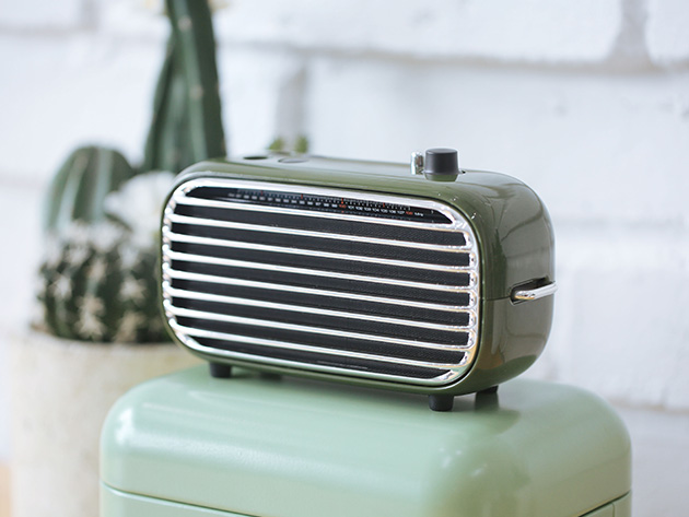 This speaker looks like the '50s but sounds like the future