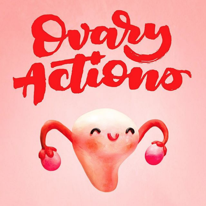 Ovary Actions: menstruation euphemism gifs to smash period taboos