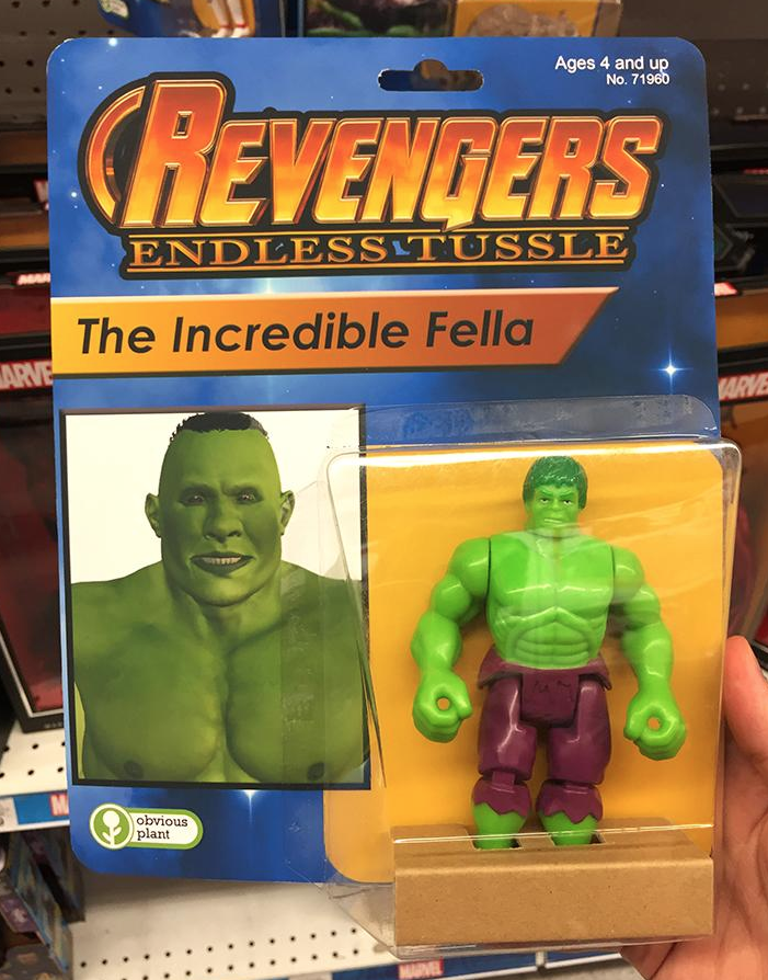 Revengers: Intentional knockoffs of Avengers action figures
