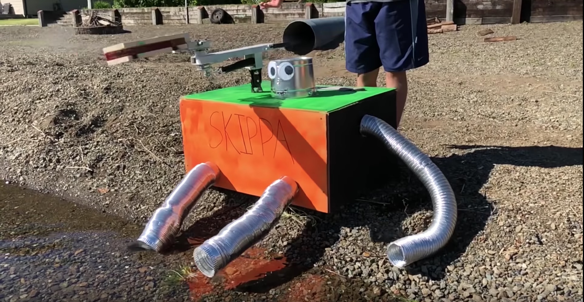 Watch Skippa the rockskipping robot get optimized / Boing Boing